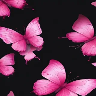 pink butterflies png