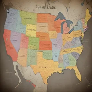 map united states