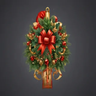 merry christmas clip art transparent background