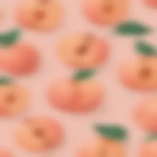 peach aesthetic wallpaper