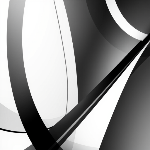Generate a high-resolution abstract design featuring geometric shapes and lines in a monochromatic color scheme with a soft gradient background, using a DSLR camera with a 50mm lens, aperture f/2.8, ISO 100, and natural lighting to enhance clarity and detail.