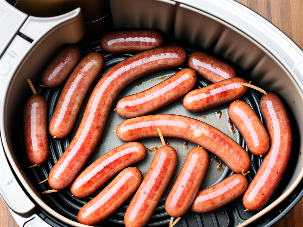 how to cook smoked sausage in air fryer
