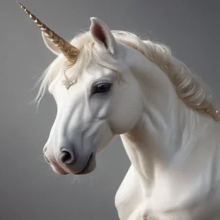 unicorn outline