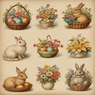 easter vintage images
