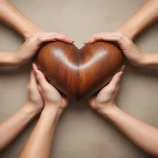 heart hands clipart