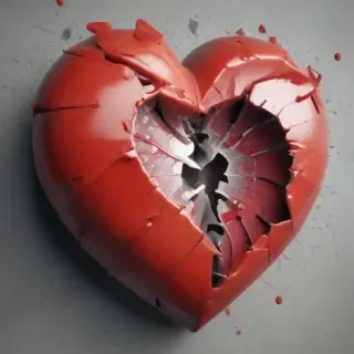 broken heart transparent