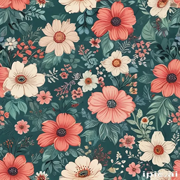 floral computer background