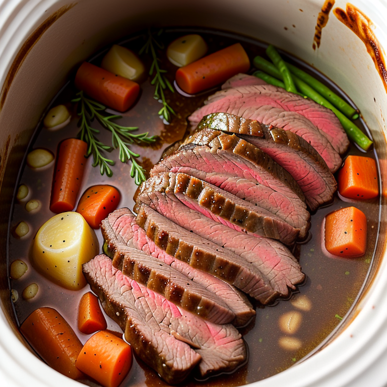 sirloin tip roast in crock pot