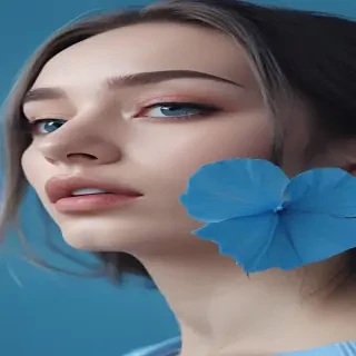 blue aesthetic photos