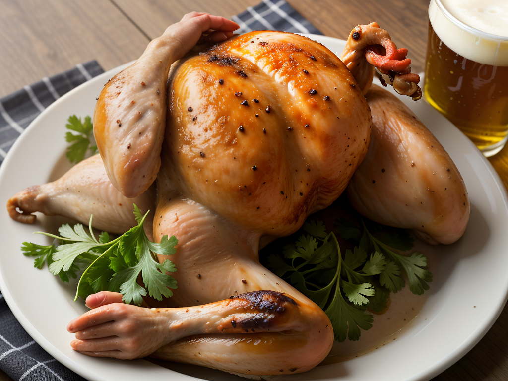 best beer for beer can chicken