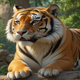 cartoon tigers