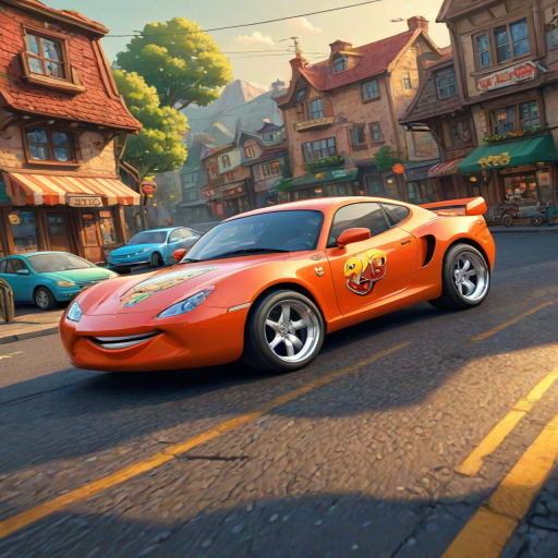 cartoon car wallpaper