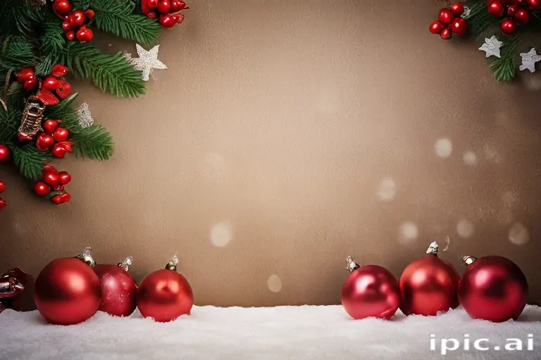 christmas background portrait