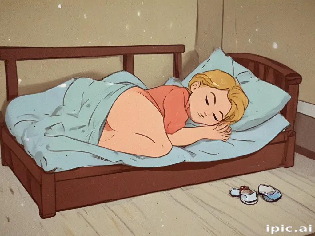 sleeping in cartoons