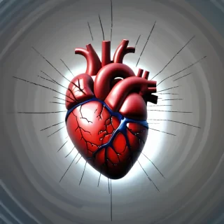 transparent broken heart