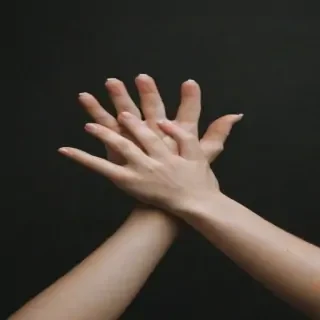 hands reaching