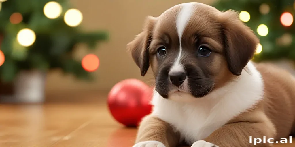 christmas puppy desktop backgrounds