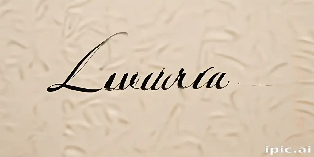 laura in cursive