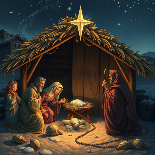 images of the manger scene