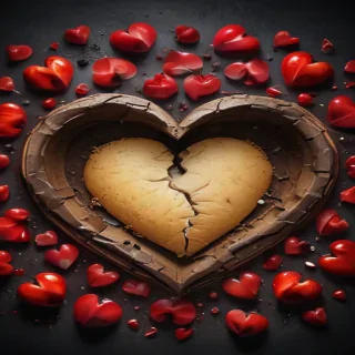 backgrounds broken heart