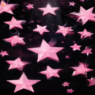 pink stars png