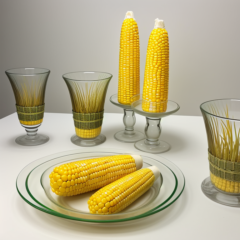 corn on the cob glass dishes