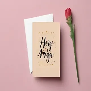 greeting card mockup