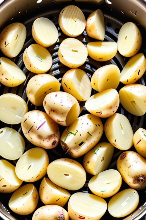 how to air fry diced potatoes