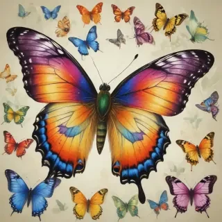 pictures of butterflies to draw