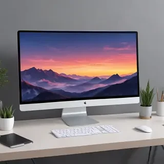 pc screen mockup