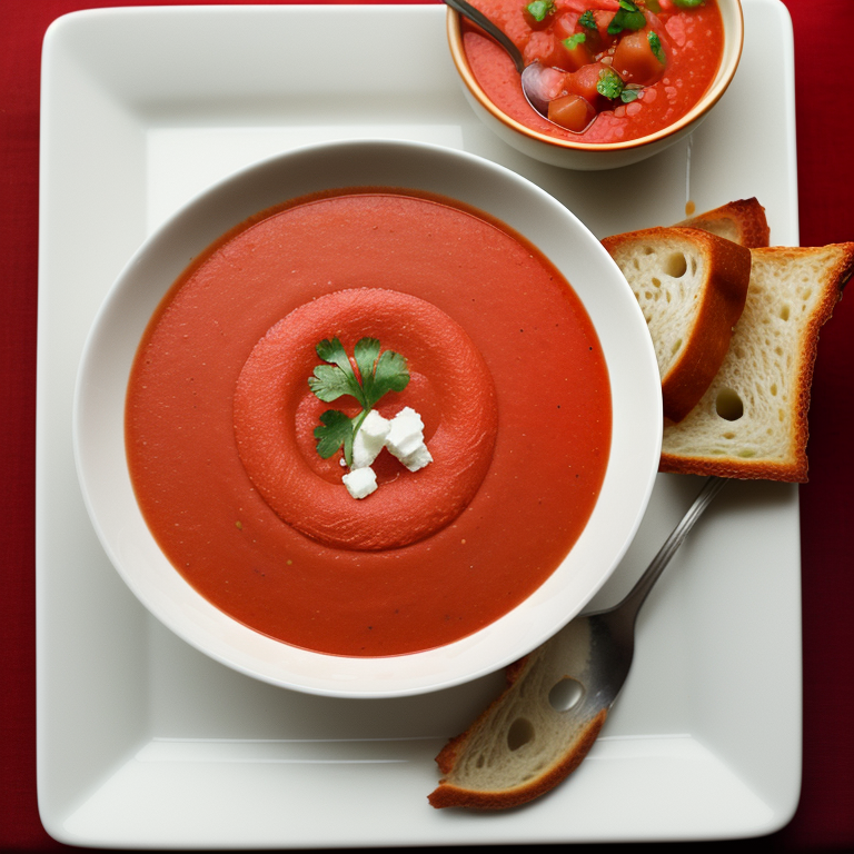what to eat with gazpacho