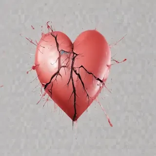 broken heart transparent