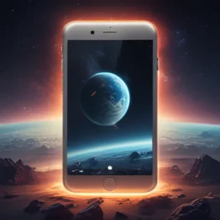 iphone space wallpaper