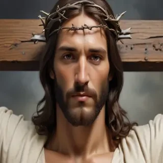 pictures of jesus on a cross