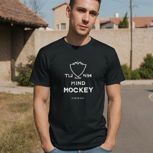 black shirt mockup