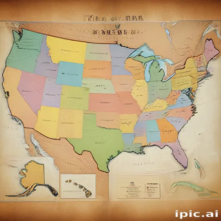 map of the usa states