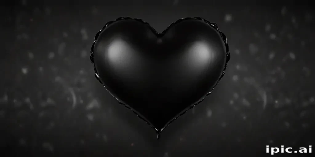 black heart pic