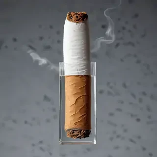transparent cigarette