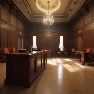 court room background