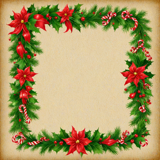 frame clipart christmas
