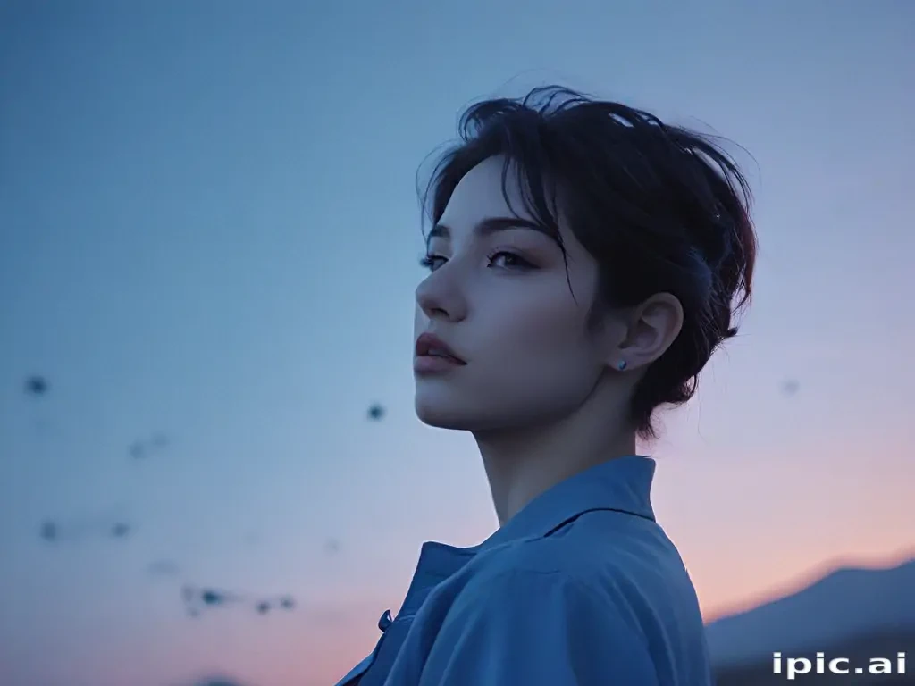 aesthetic blue pictures
