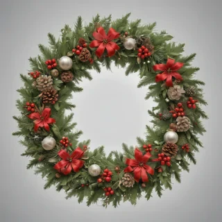 christmas wreath transparent