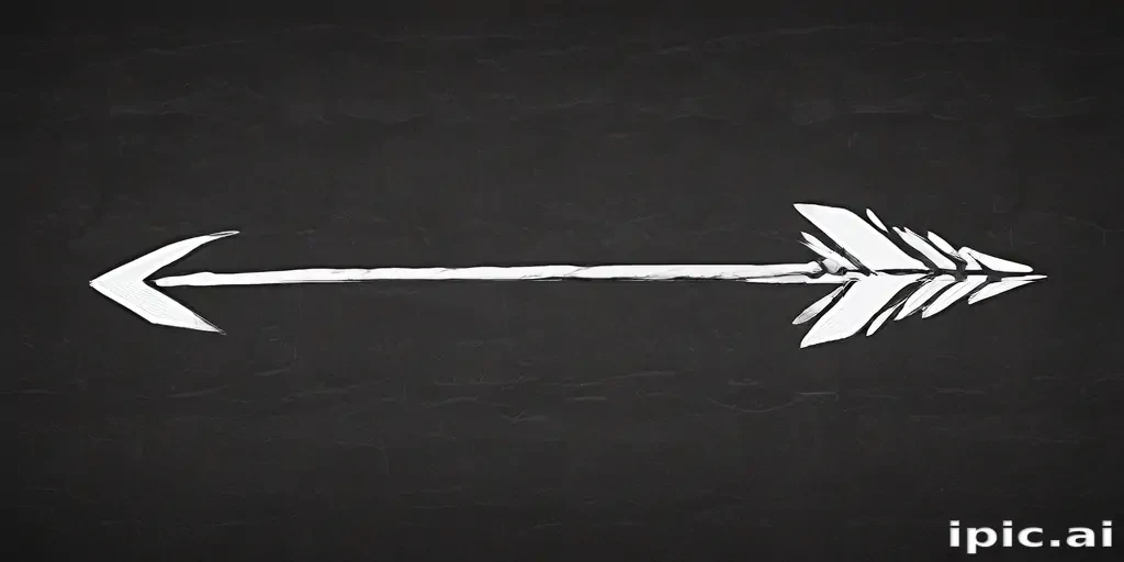 drawn arrow