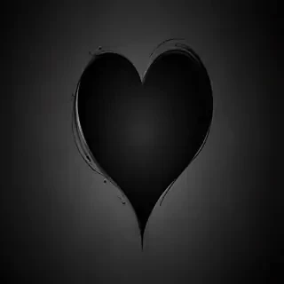 black heart background