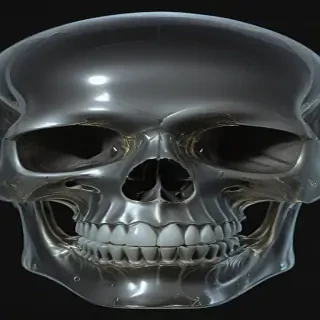 transparent skull