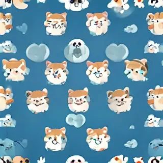 cute blue background