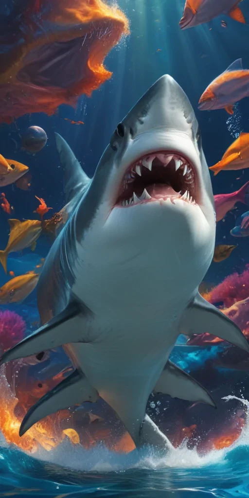 shark background