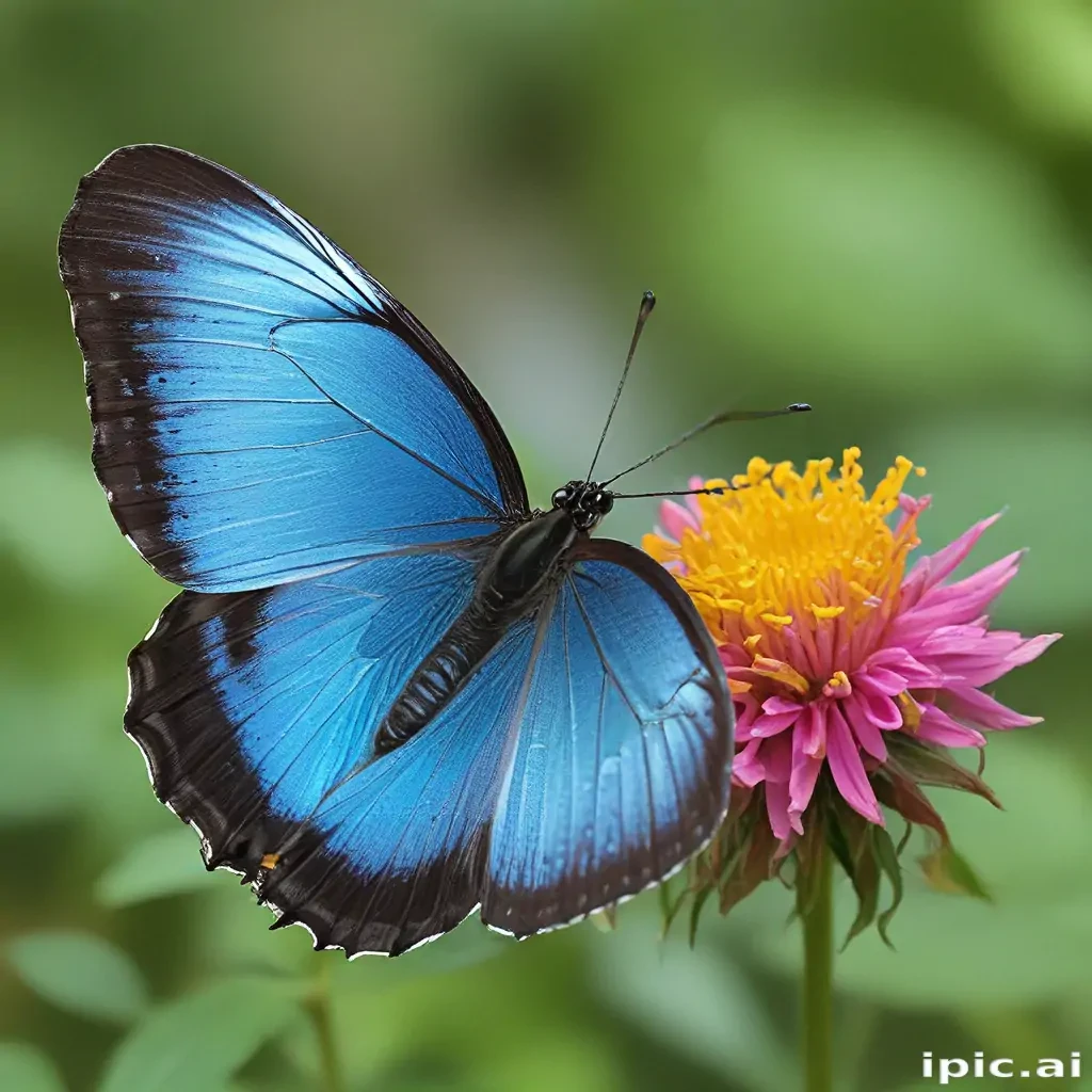 blue butterfly