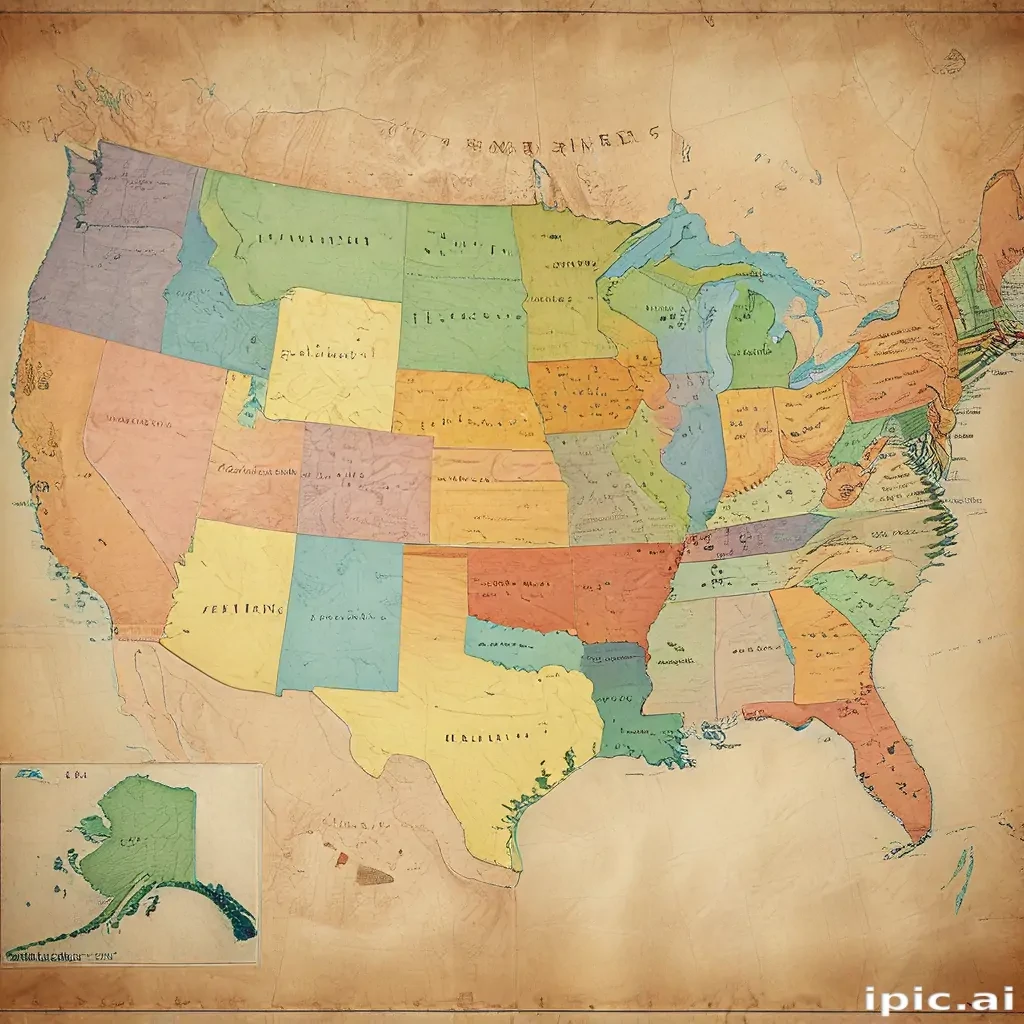 map united states