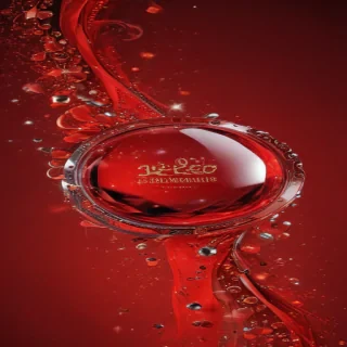 sparkly red background